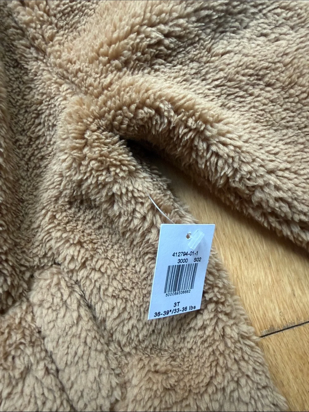 NWT🧸 Old Navy Kids Cozy Teddy Fleece Hooded Jacket